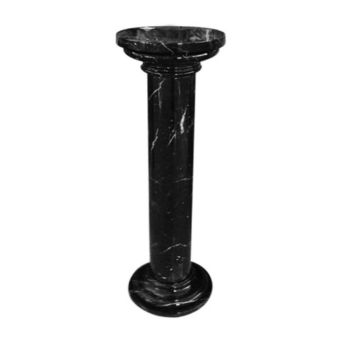 Säule marmor schwarz stil - in,
