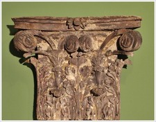 Korinthisches Kapitell Holz