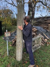 Kannelierte Sandsteinsäule