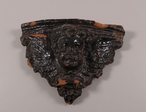 Freske putto terrakotta - freske,
